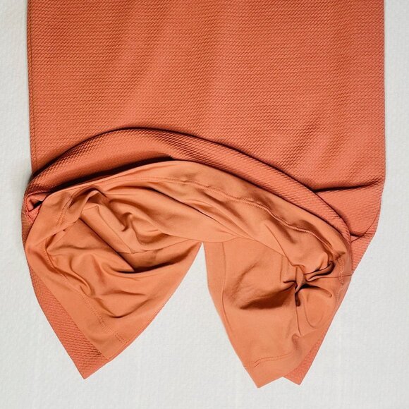 Dress the Population Terracotta Cowl Neck Midi Dress – Size Medium - Picture 5 of 8